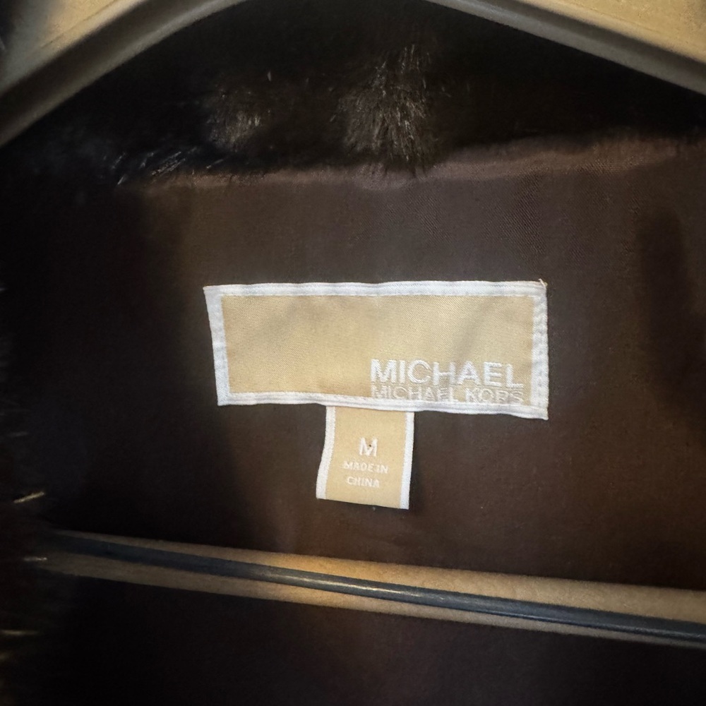 MICHAEL Michael Kors Dark Brown Faux Fur Vest - Picture 2 of 10
